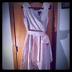 R&M Richards Hi Lo Sequins Elegant Gown